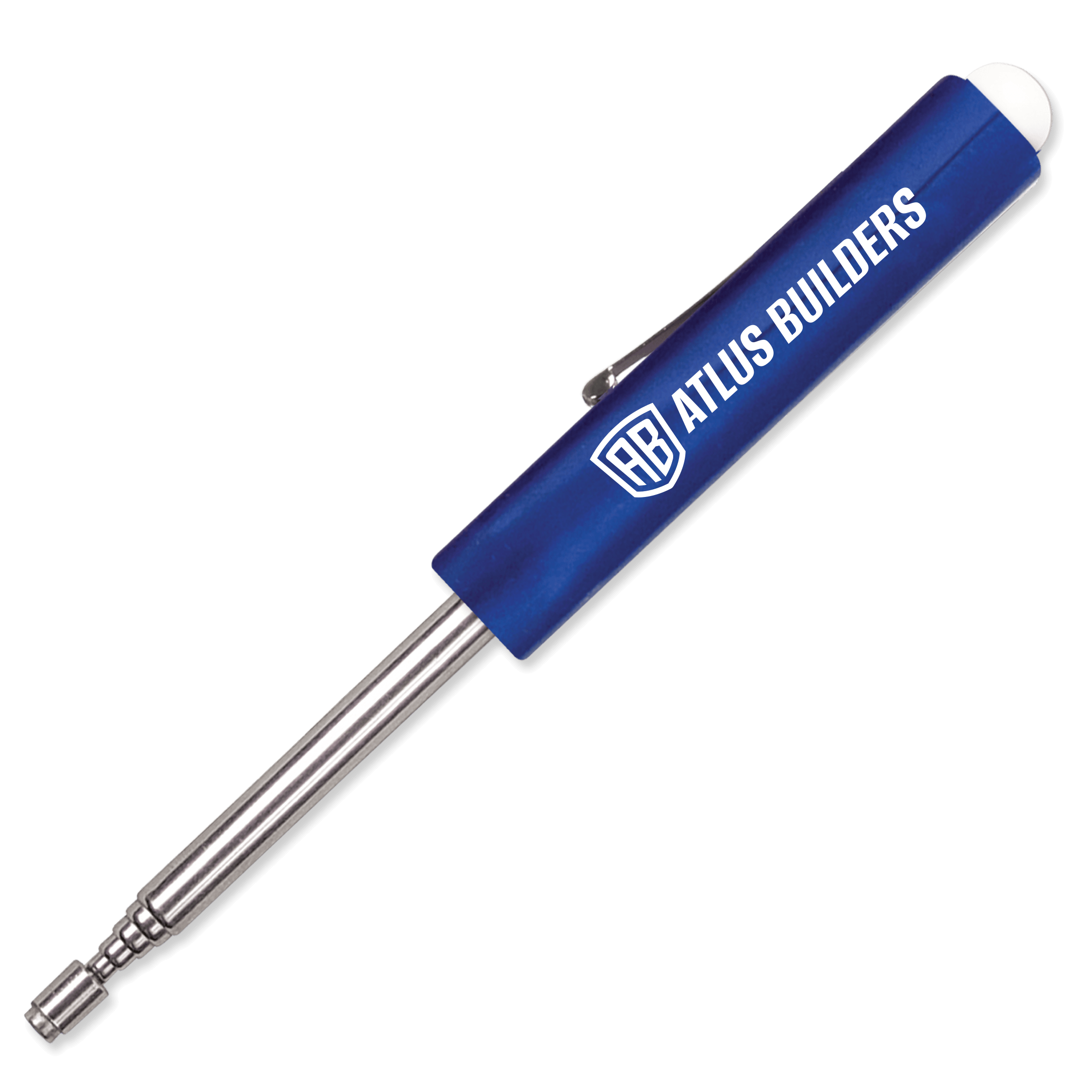 Metallic Blue Imprinted